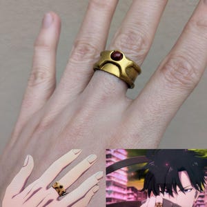 Anello Solo Leveling - Cosplay di Sung Jinwoo - anello anime - stampa 3D