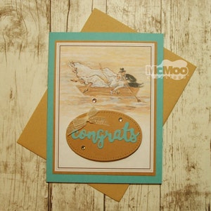 Wedding Congratulations Card.  Handmade Greeting Card.  Wedding Greeting Card.  Occasion Card.