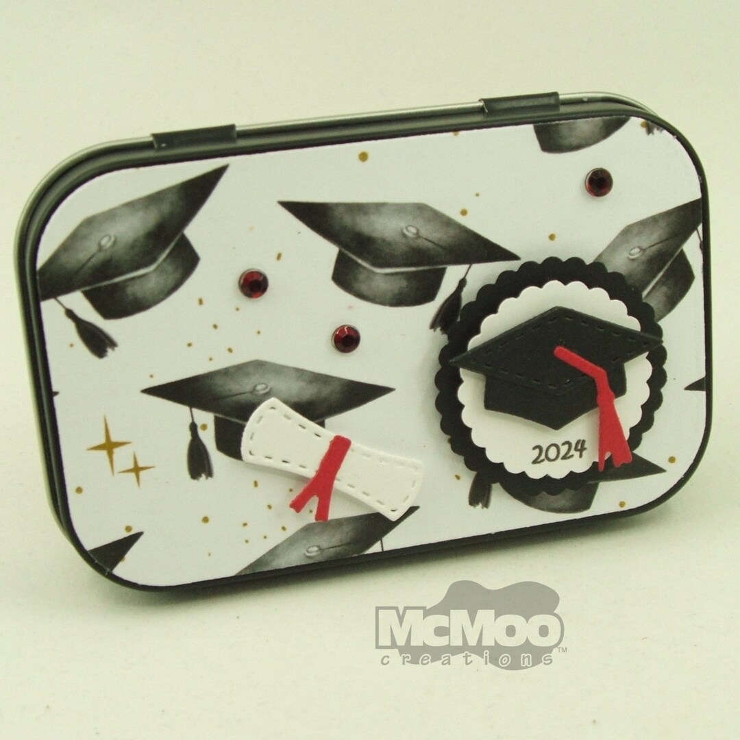 Graduation Gift Card Tin. Gift Card Tin. Gift Card Holder. Handmade ...