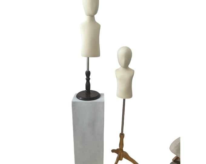 Table Top 3 Ages Pinnable Sewing Baby Toddler Beige Color Child Mannequin Dress Form