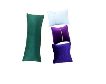 4 Sizes Personalized Colors Purple Velvet Watch Display Bracelet Display Jewelry Displays Pillows