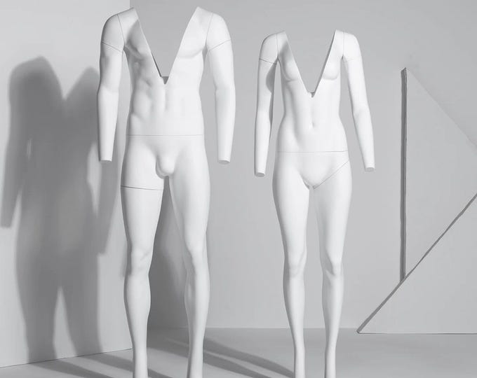 White Color Invisible Ghost Mannequin GH01: Photo Taking,  Events Display
