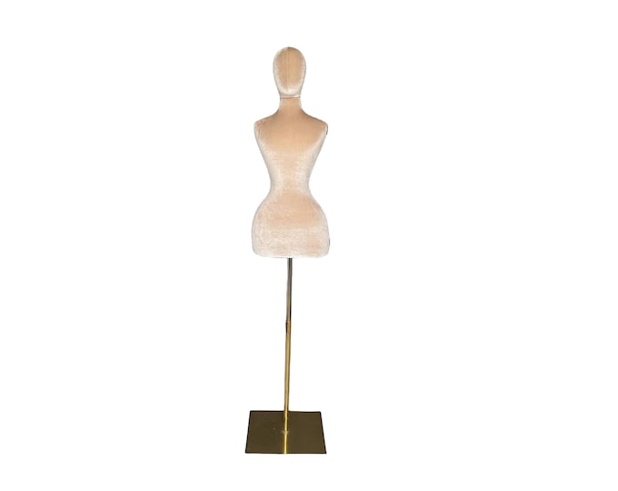 Personalized 99 colors adjustable gold base PINNABLE  SEWING wasp waist female dress form Victoria