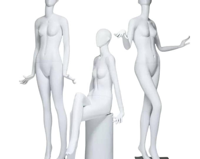 Bridal Store Display Stylized Female Mannequin Angie:188cm Tall