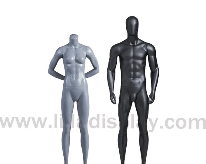 lilladisplay personalized colors sports athletic fitness male mannequin  Aaron
