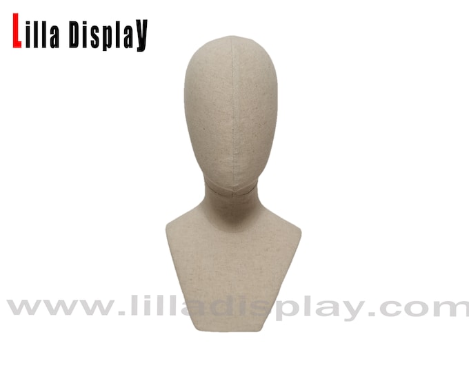 Jewelry display Hats Display Hijab Display Pinnable Sewing Female Mannequin Head with Shoulders Cecilia