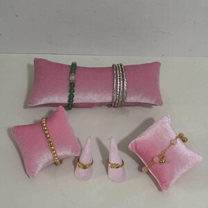 Personalisierte Farben 8 teile / satz Samt Armband Uhr Display Kissen BP01 Bild 11