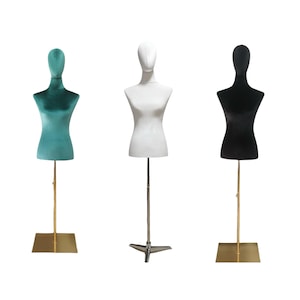 Teal Color  M/L Size Female Mannequin Dress Form Emily