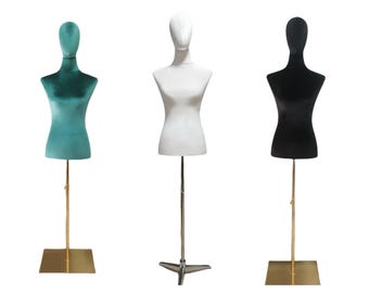 Teal Color  M/L Size Female Mannequin Dress Form Emily