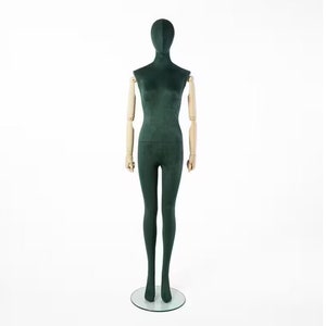 Lilladisplay Full Body Velvet Female Mannequin Dress Form Amber