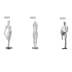 5pcs/Lot Retail Sports Store Visual Merchandising Sports Stretching Training Mannequins AS