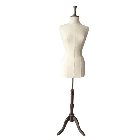 Linen Mannequin Dress Form With Dark Wooden Base (chest 94cm) - Etsy Linen Mannequin Dress Form With Dark Wooden Base (chest 94cm) - Etsy