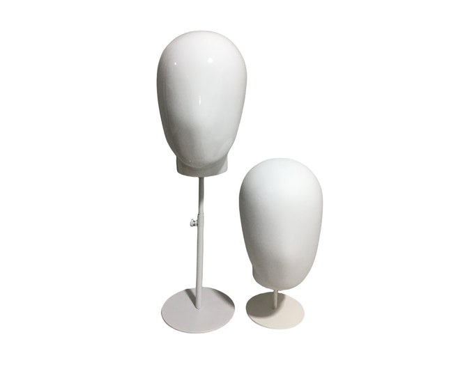 Hats Display Headband Display Adjustable White Base White Female Mannequin Head Abigal