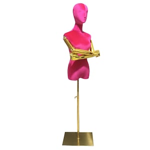 pink dress mannequin Cute Pink A Line Short Prom Dress, Pink Evening Dress US 8 / Pink