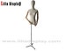 3 joints Flexbile Beech Wooden Articulated Arms Natural Linen Female Mannequin Dress Form Melinda 