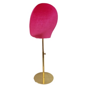Personalizzati 99 Colori 56 cm Testa Di Manichino Uomo In Velluto Testa Di Manichino Justin