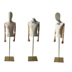 Sewing Size L Chest Size 98cm Man Suits Display Linen Male Mannequin Dress Form Anker