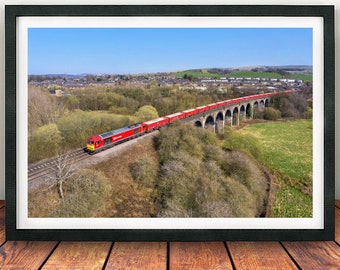 Class 60 Framed Print, 60017 Peak District, Mounted prints available also.