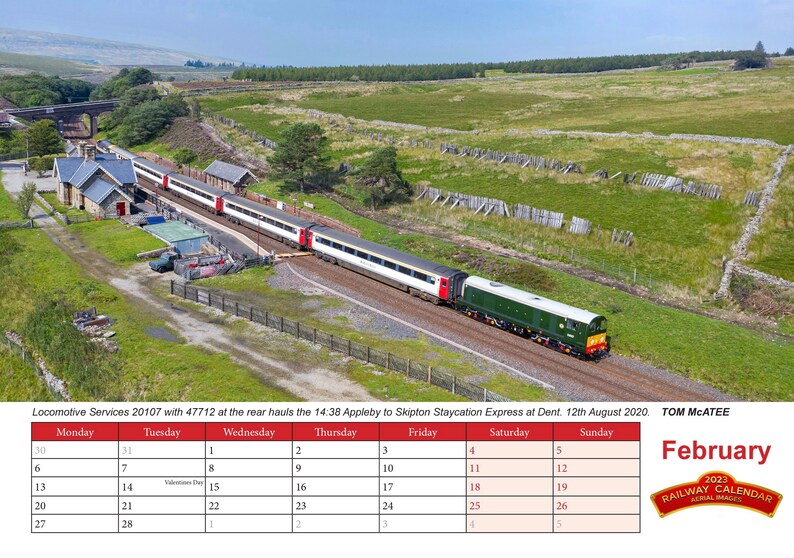 Extra Large 2023 RAILWAY CALENDAR Aerial Images Etsy Singapore