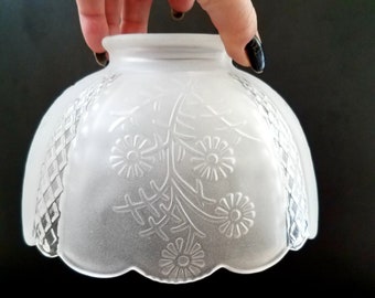 Vintage glass lamp shade 2.5 fitter Etsy