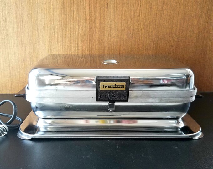 Vintage NEW Toastess Electric Waffle Iron, Waffle and Griddle, 1930's