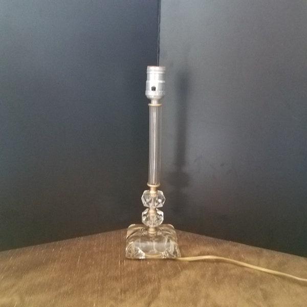 Crystal Bedside Lamp Etsy