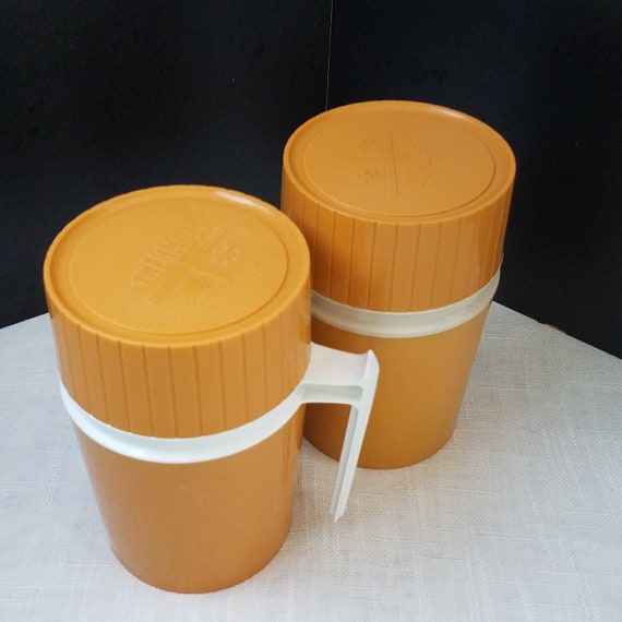 King-seeley Soup Thermos Set of 2 Gold Soup Hot Food Cold Food 