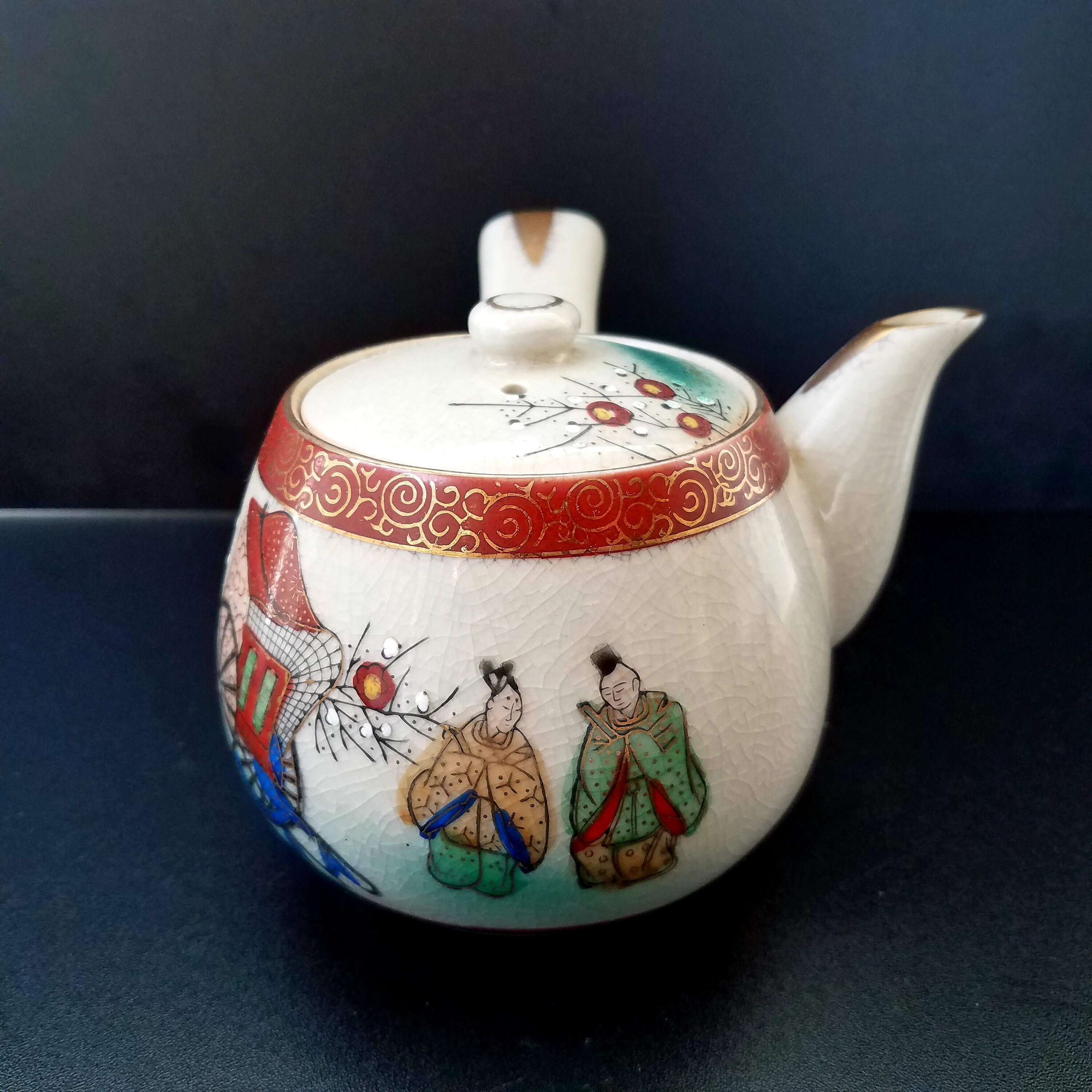 Antique Chinese Teapot Kyusu Traditional Chinese Side Handle Large