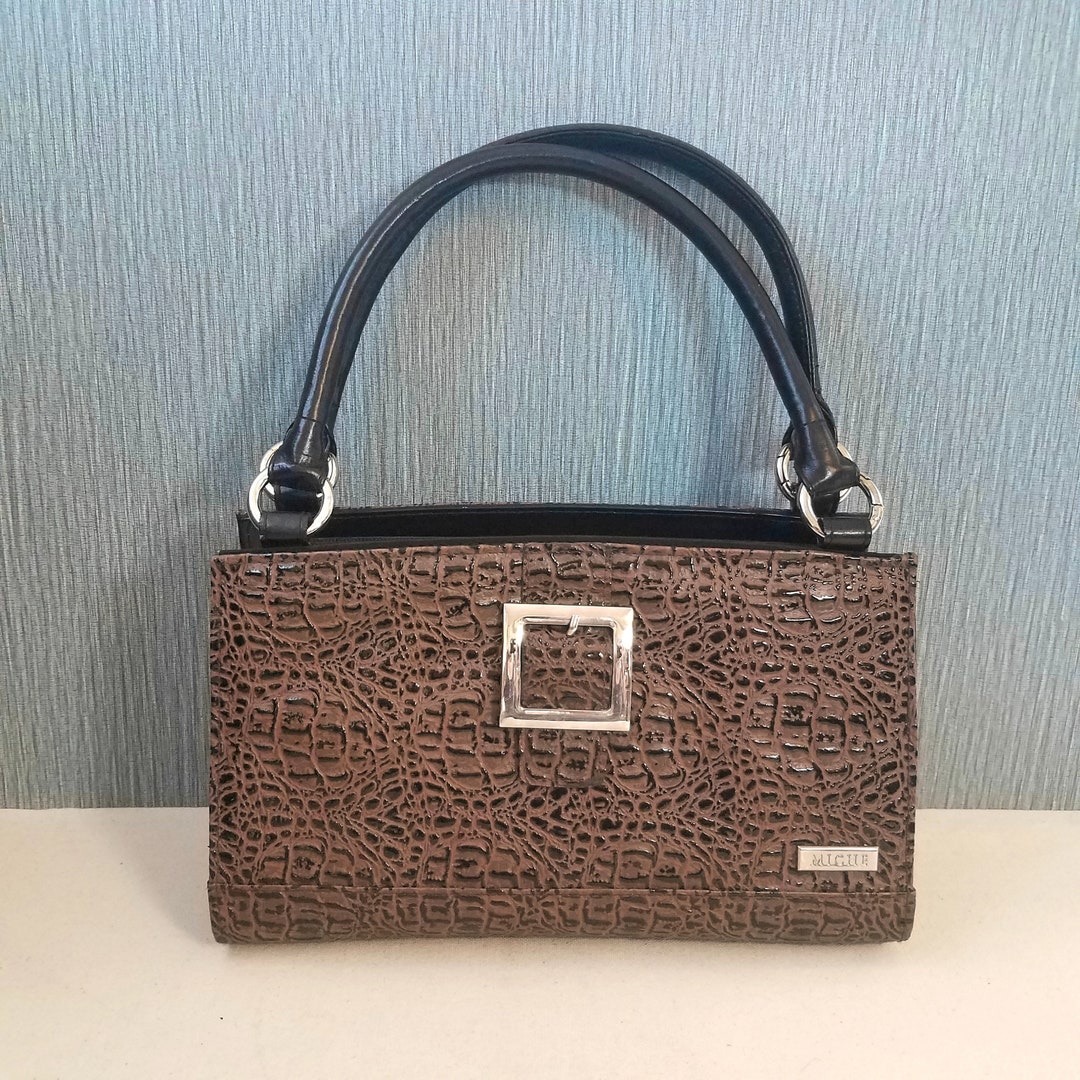 Base Bag Miche Bag Coupons Miche Purse Cover, Brown Faux Leather