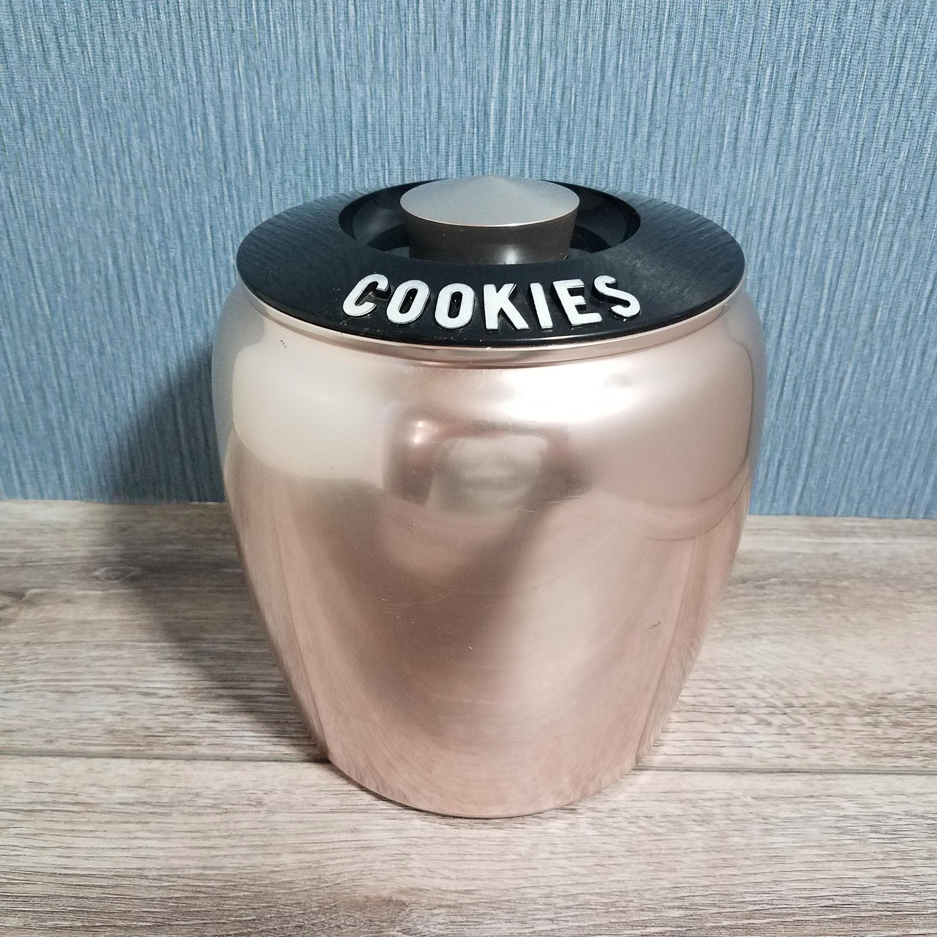 Kromex Aluminum Cookie Jar - Etsy