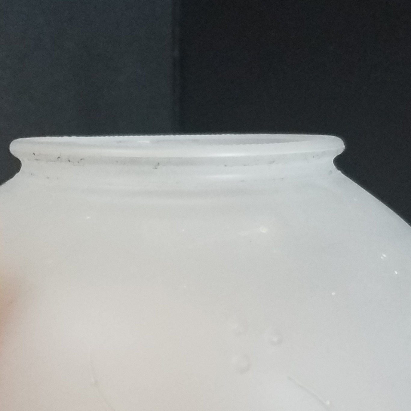 Vintage Replacement Glass Ceiling Fixture Globe Frosted Glass Etsy