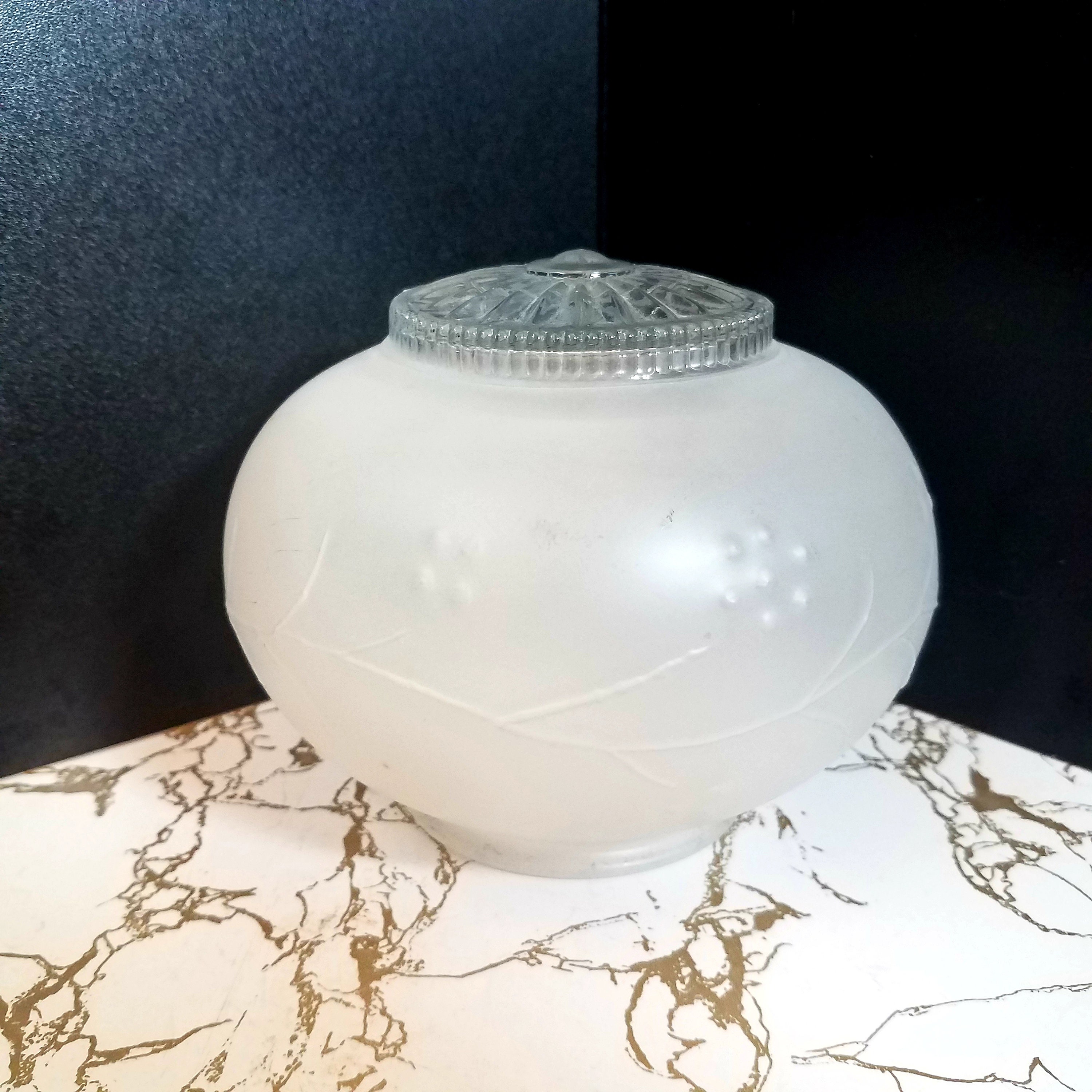 Vintage Replacement Glass Ceiling Fixture Globe Frosted Glass Etsy