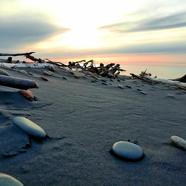 7# Bag Lake Superior Black Sand, Zen Sand, Magnetic Lodestone Sand, Fluorescent Sand, Self Sorting Craft Sand, Classroom Science Project