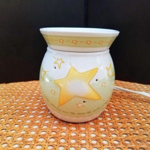 Twinkle Twinkle Star Electric Wax Warmer, Scentsy Aroma Lamp, Nursery Night Light Tart Warmer