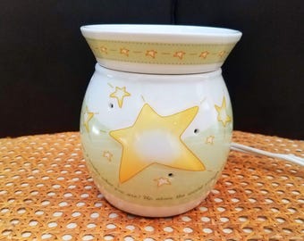 Twinkle Twinkle Star Electric Wax Warmer, Scentsy Aroma Lamp, Nursery Night Light Tart Warmer