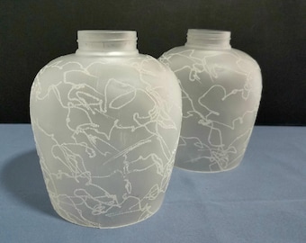 Vintage Screw in Sconce Shade, 1 15/16 Inch Fitter, Floor Lamp Shade, Ceiling Shade, Fixture Shade