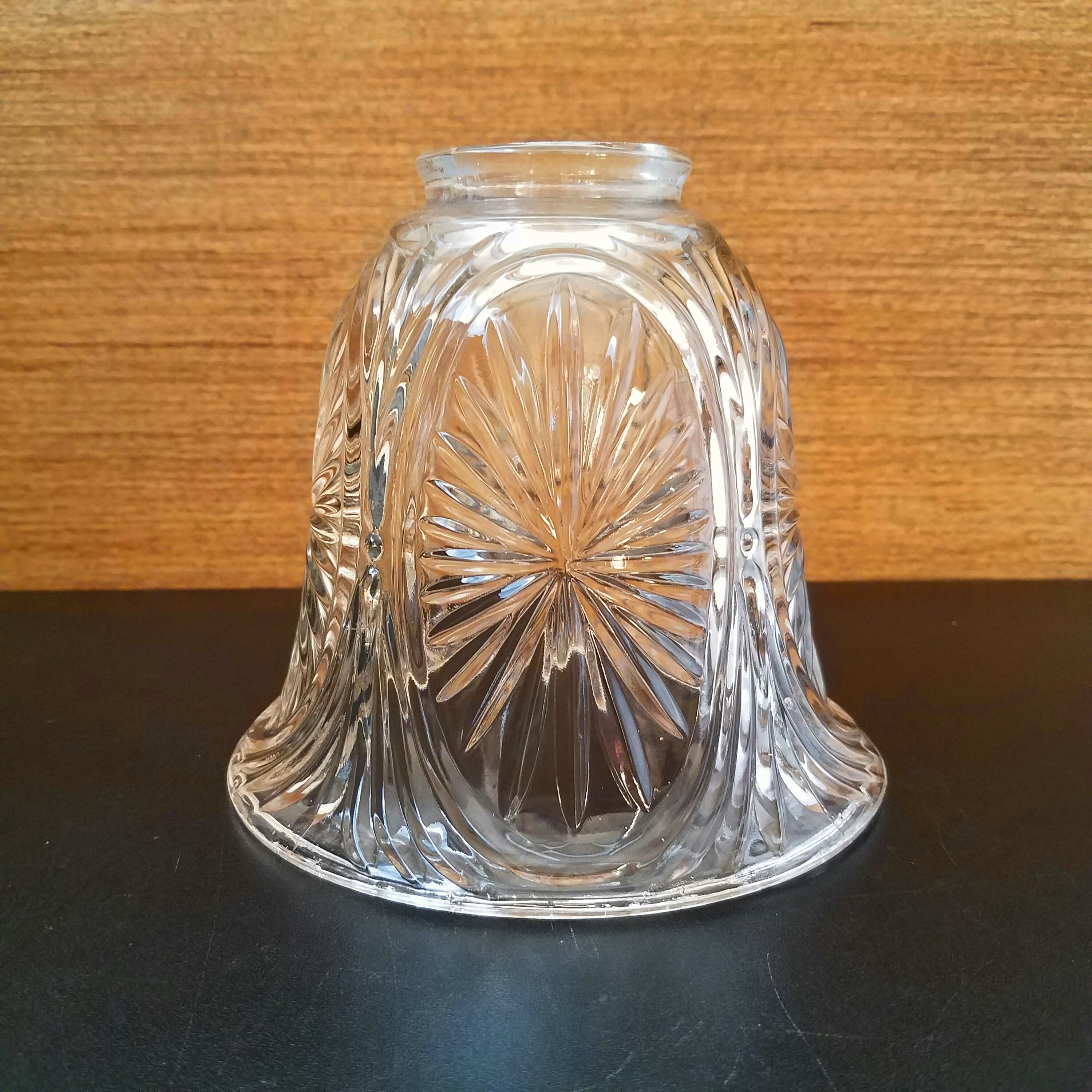 Clear Glass Pendant Shade With Starburst Pattern 2 1/8 Inch Etsy