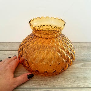 Quilted Amber Shade - Etsy