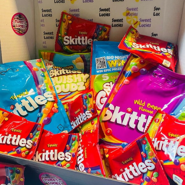 Skittles Sweets Geschenkbox Auswahl Hamper
