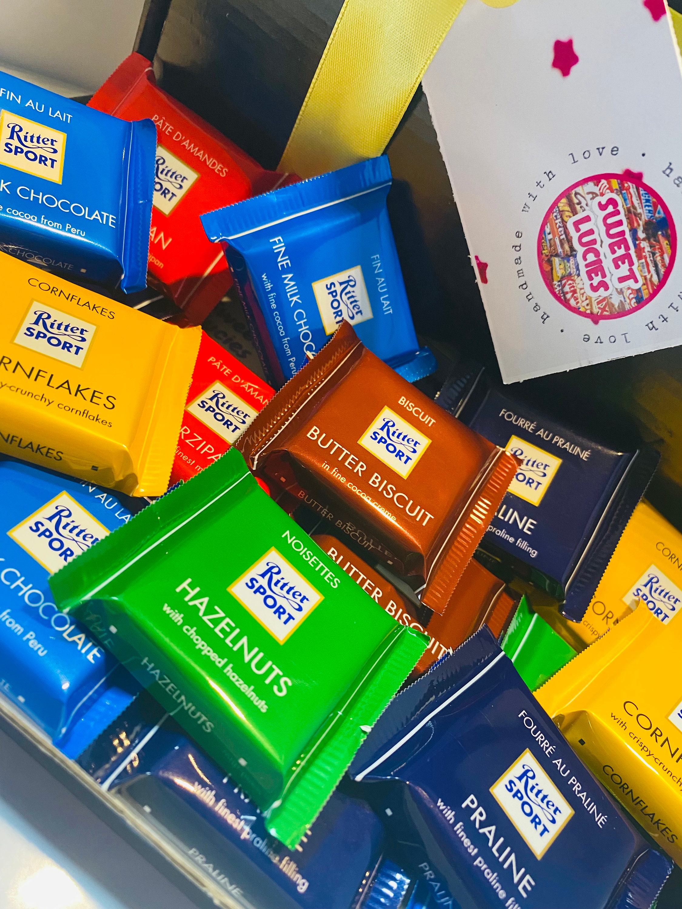 Ritter Sport Mix Chocolate Gift Box Birthday / Fathers Day Etsy UK
