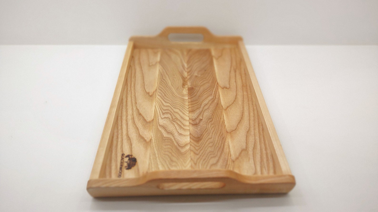 Handmade wooden Serving Tray White Ash wood Etsy