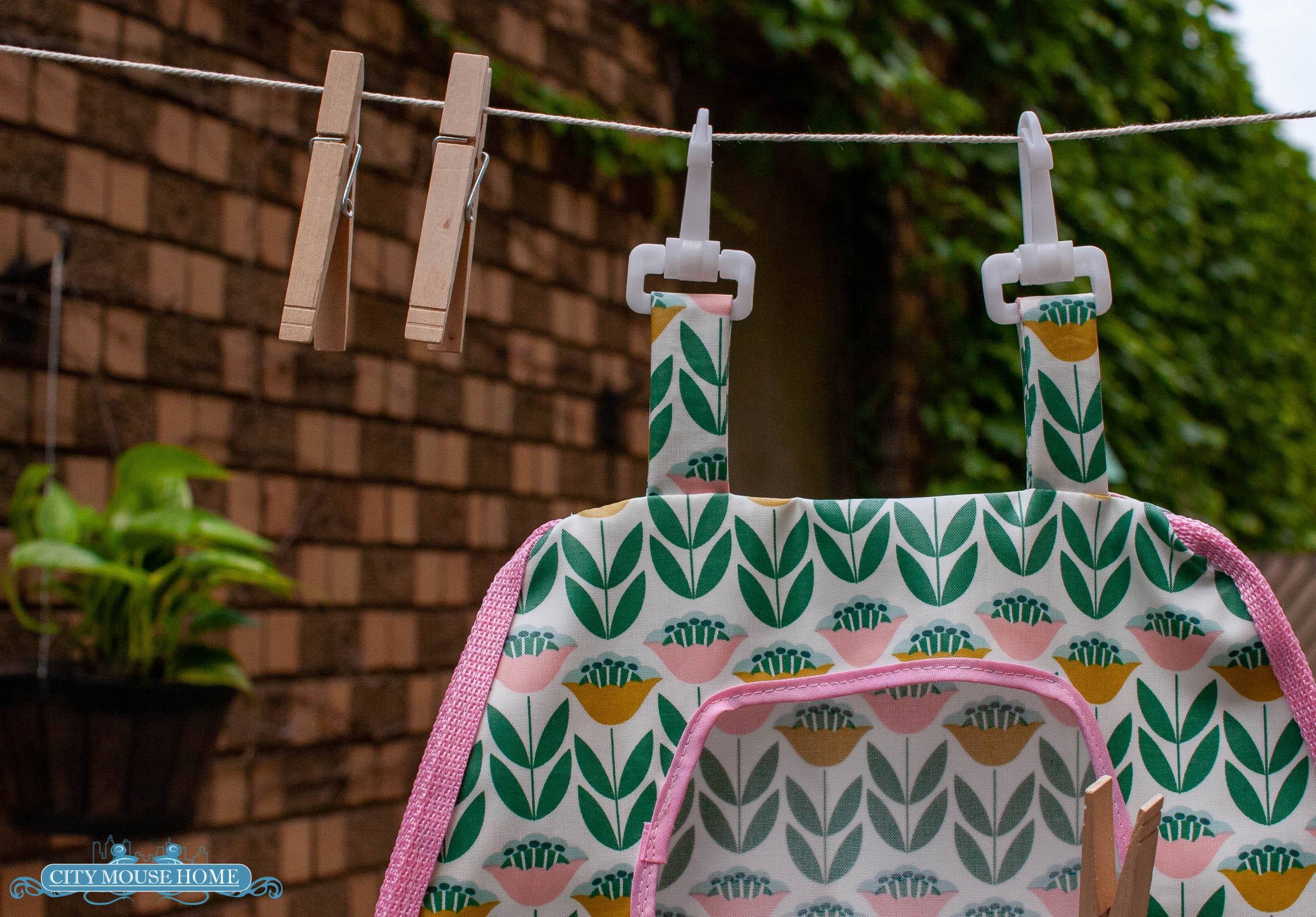 Weatherproof Clothes Pin Holder With Snap Hooks - Etsy