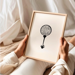 Nadruk piłki golfowej