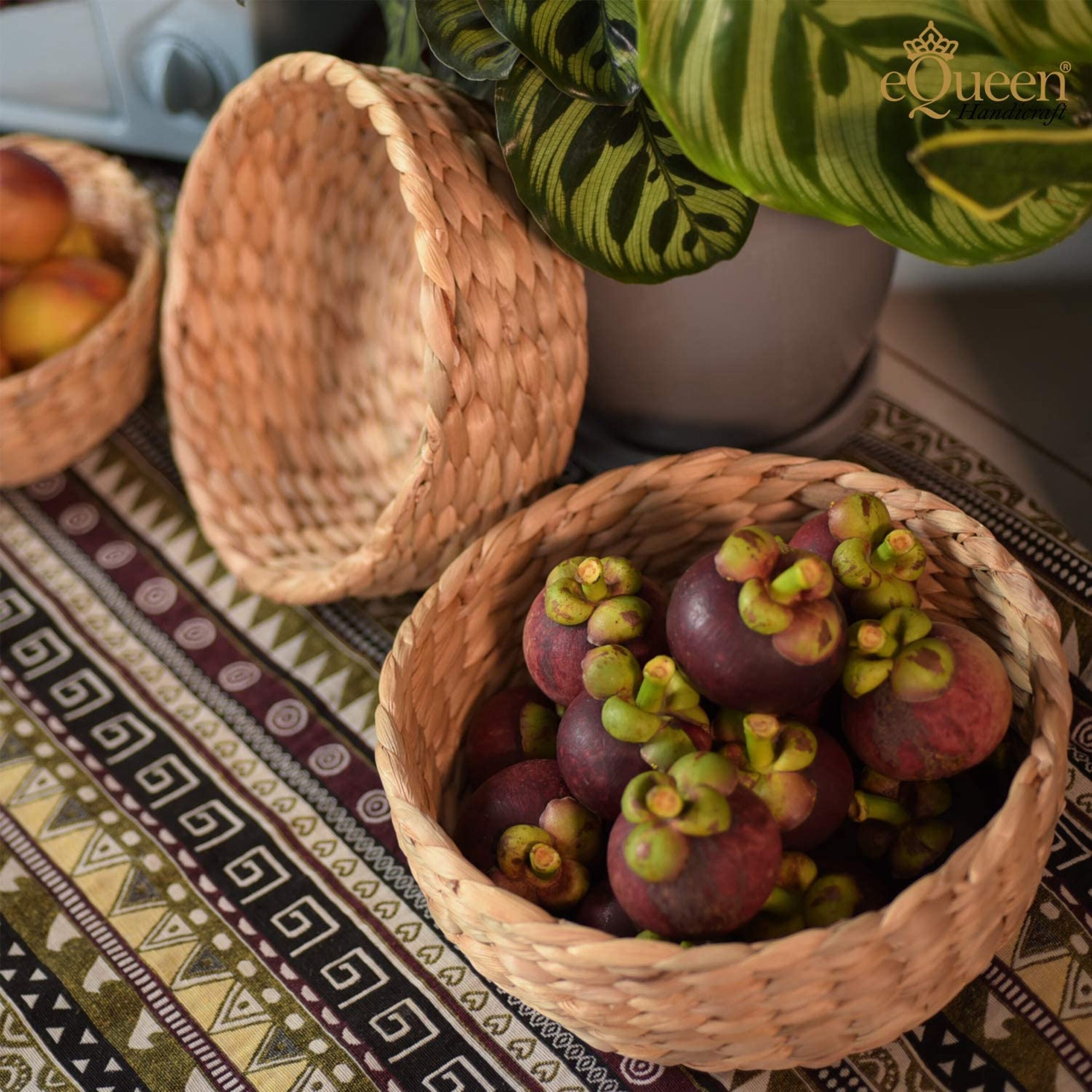 Cestas de almacenamiento de jacinto de agua natural para | Etsy