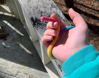 stuffed animal yarn snake decoration