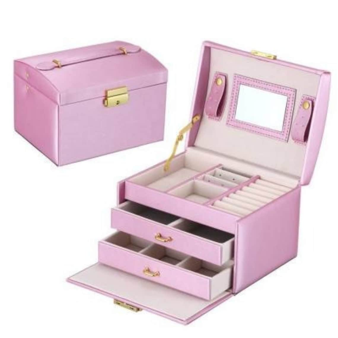 Jewelry Organizer Large Jewelry Box High Capacity Jewelry Etsy