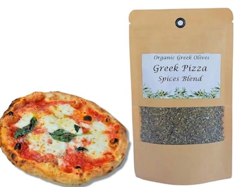 Organic Greek Pizza Seasoning Blend Mediterranean Herbs  & Spices