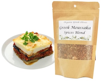 Organic Moussaka Greek Spice Blend Natural Organic Herbs