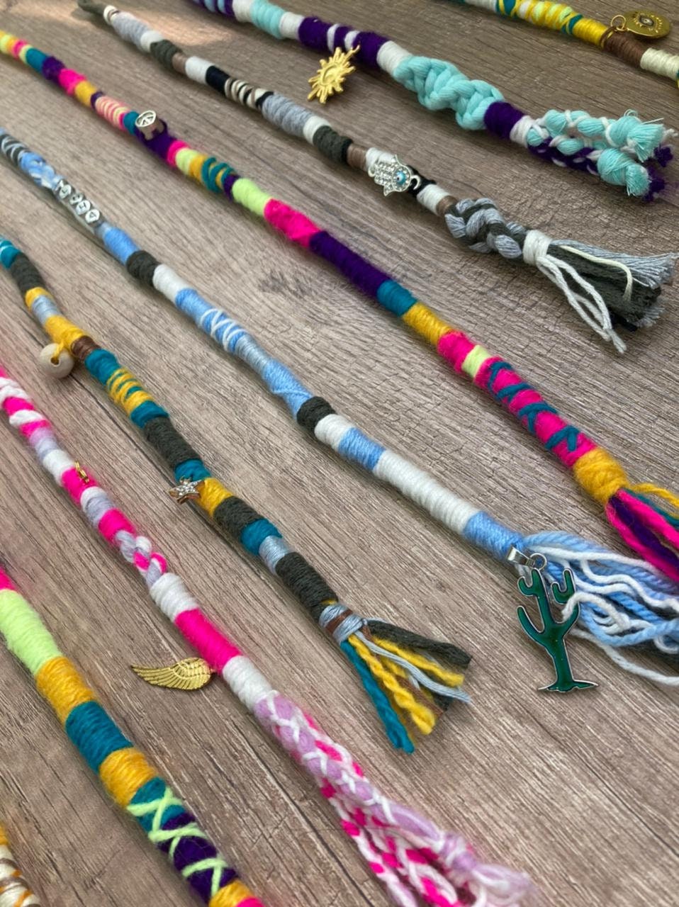 Macrame Boho Hair Wrap Dreadlock Accessories Atebas Hippie Etsy