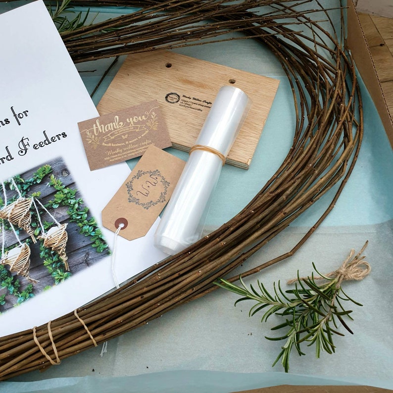 Willow Craft Kit Make Your Own Bird Feeder/ Willow Weaving Etsy UK